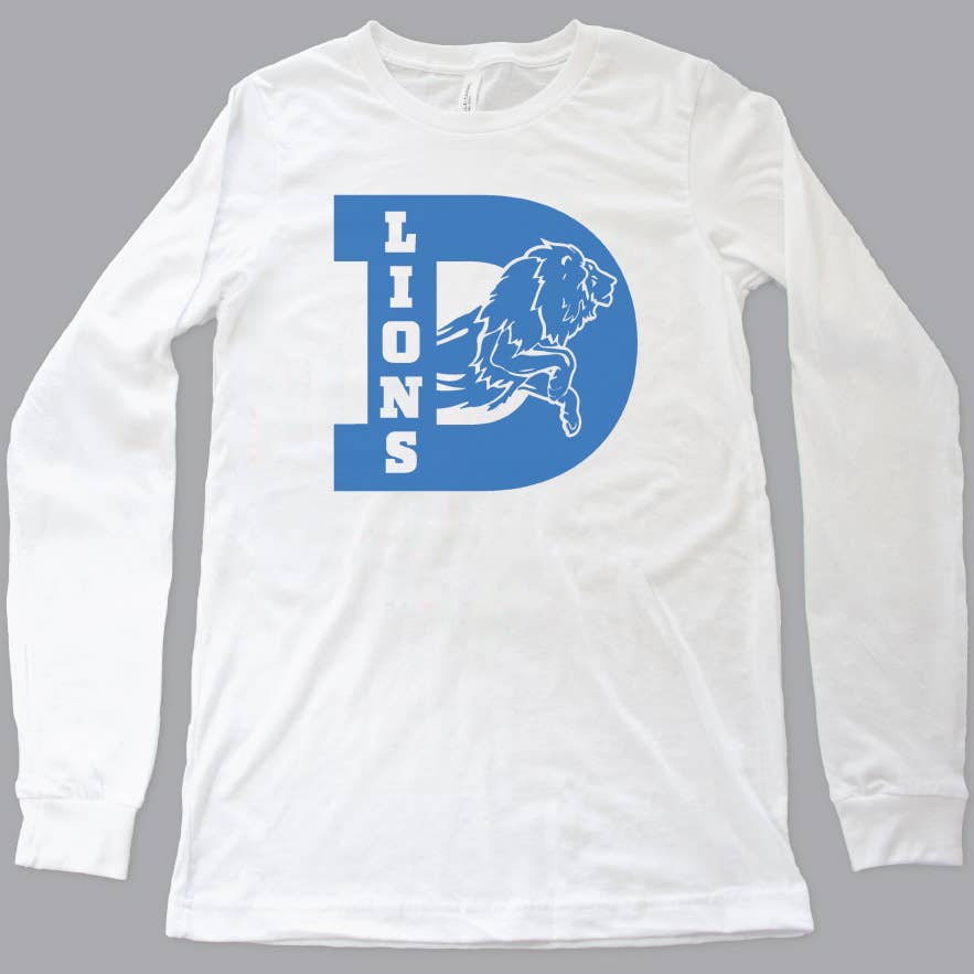 "Big D" long sleeve tee