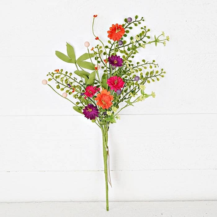 Hibiscus with Boxwood Stem-18in