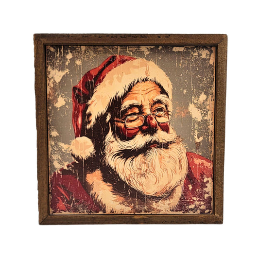 Santa Checking his List Christmas Decor - Holiday Decor