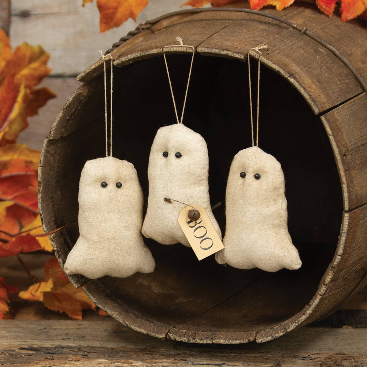 3/Set - Primitive Ghost Ornaments