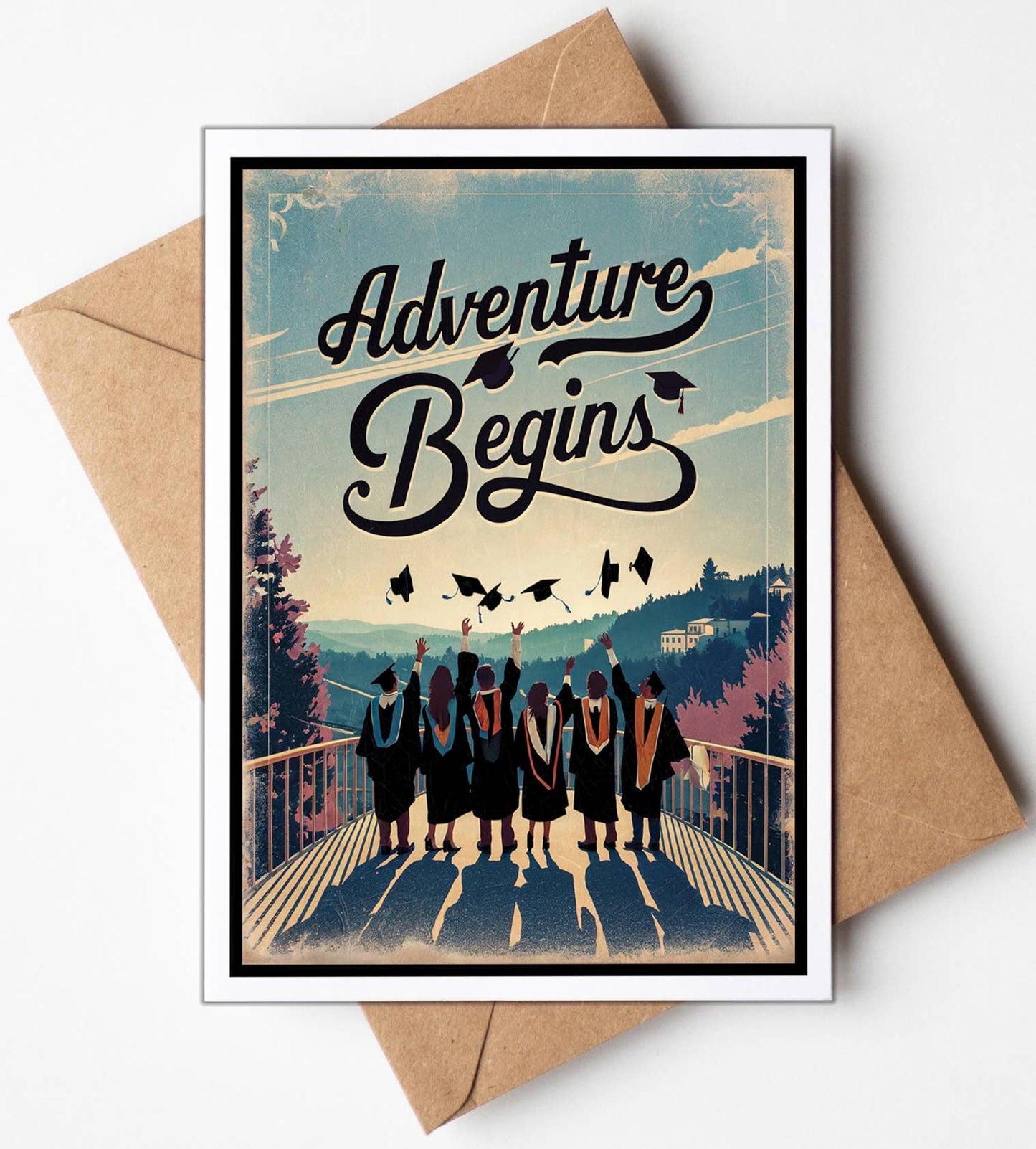 Adventure Begins-Graduation Cards
