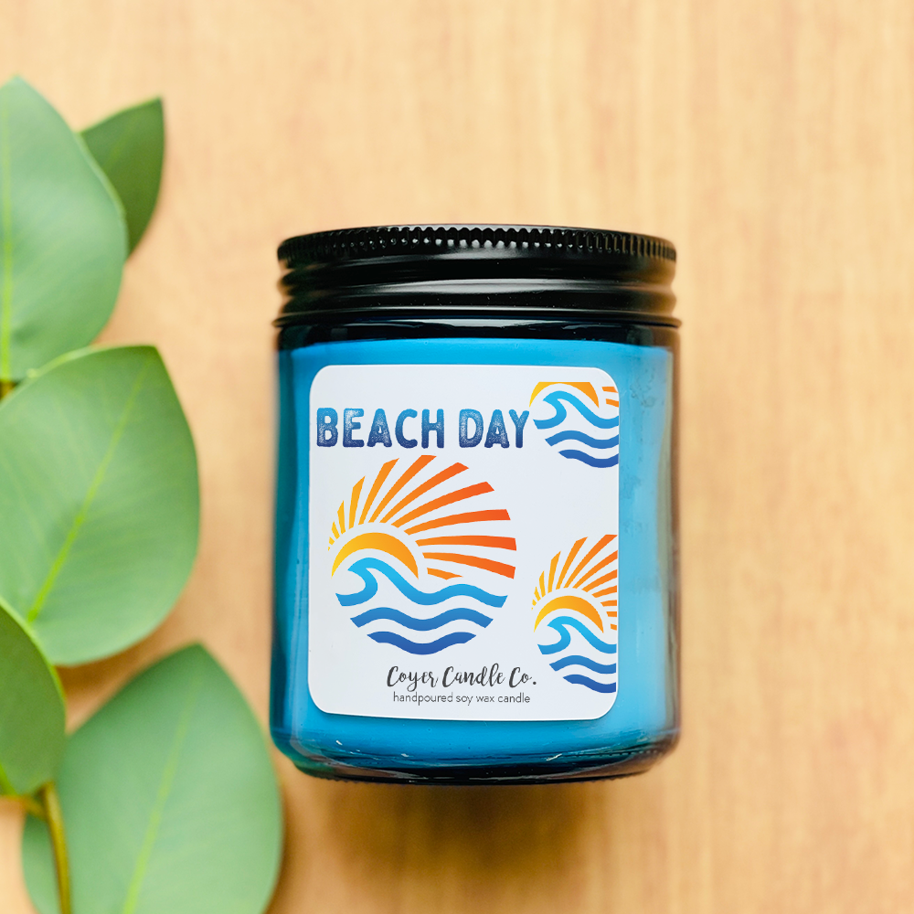 9 oz. Cobalt Jar Candles - Summer Collection