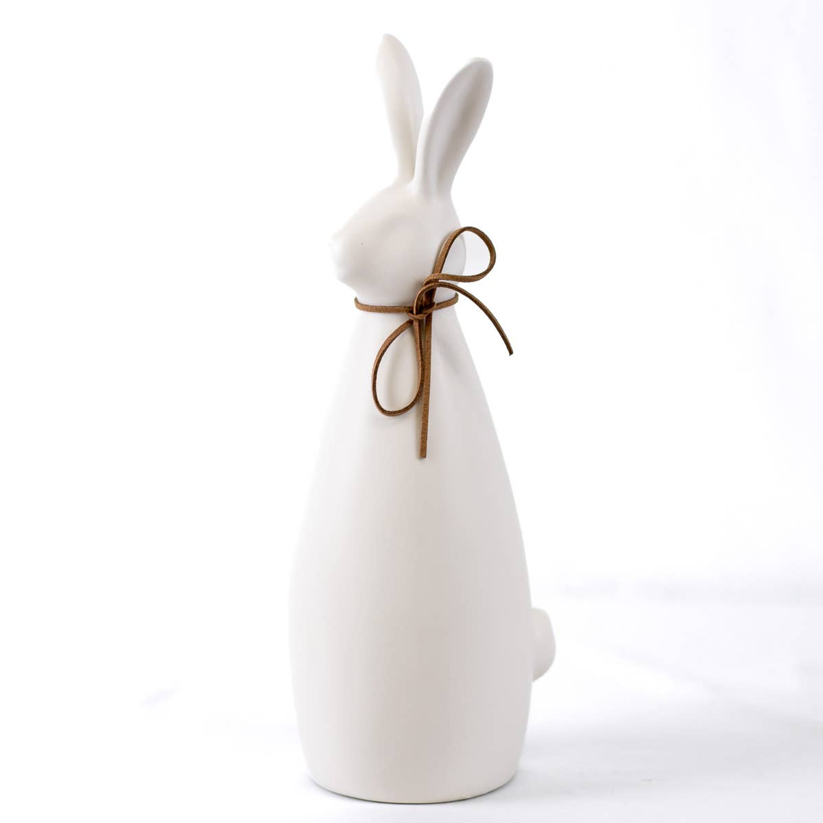 12" Alice Bunny Décor-White
