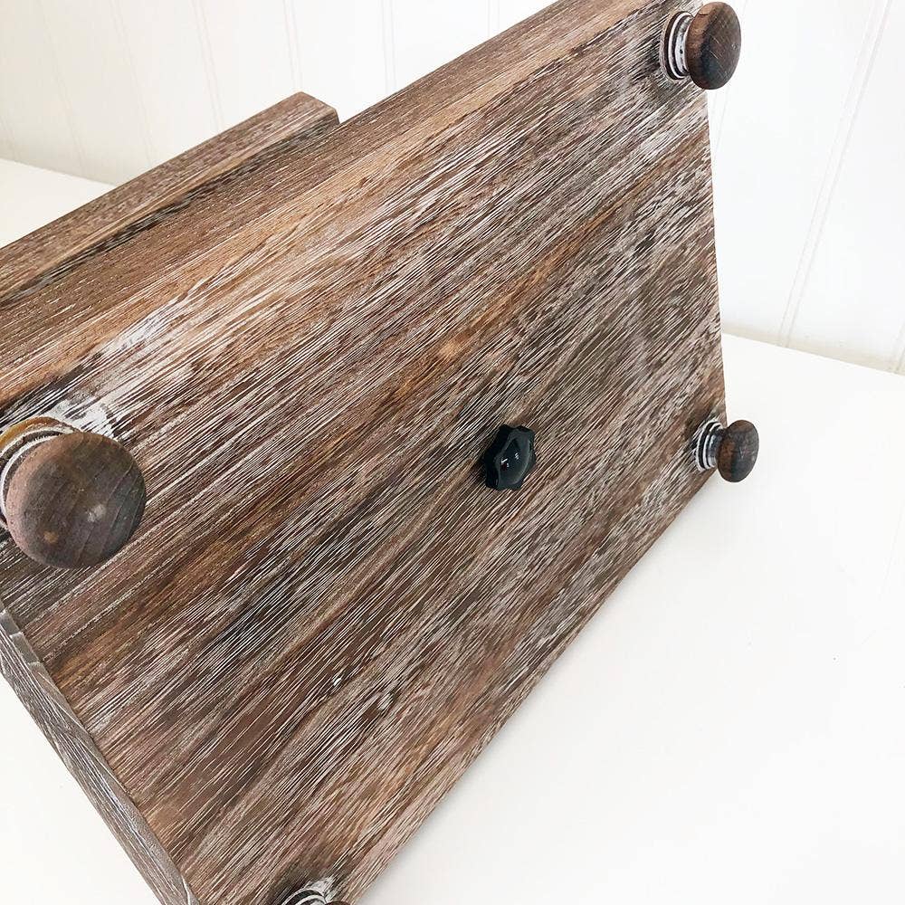 Foundations Decor Tiered Tray-Antique Finish, Rectngl 15.75"