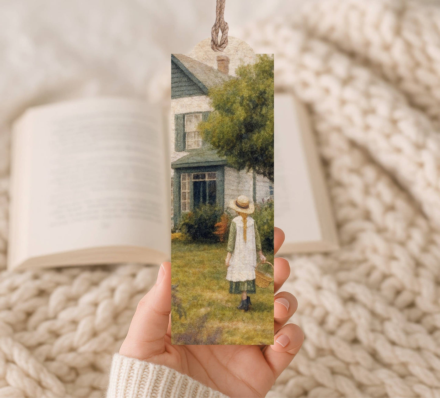 Green Gables-Wood Bookmark