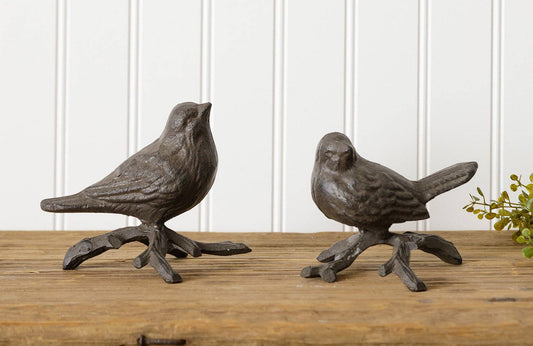 Wrought Iron Bird On Branch