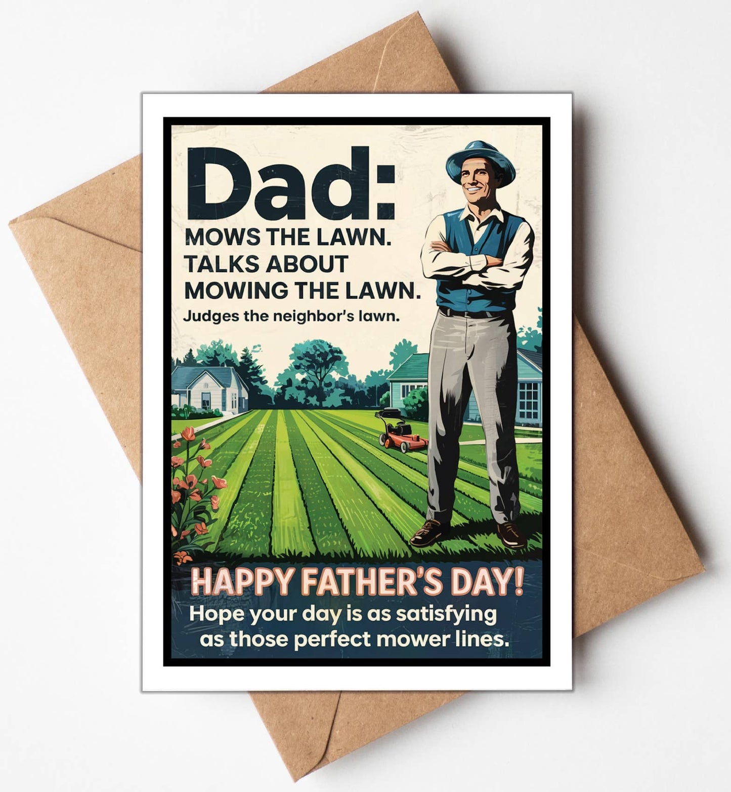 Lawn Dad- Father's Day Card